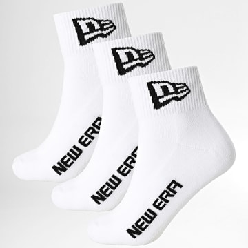 New Era - Lote de 3 pares de calcetines 60595133 Blanco