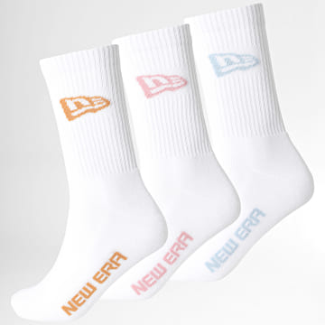 New Era - Lot De 3 Paires De Chaussettes 60595129 Blanc