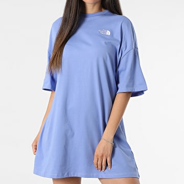 The North Face - Dames Essential T-shirt Jurk A87NF Lichtblauw