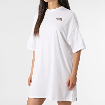 The North Face - Dames Essential T-shirt Jurk A87NF Wit