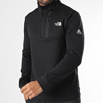 The North Face - Top in pile con collo a cerniera A8BFM Nero