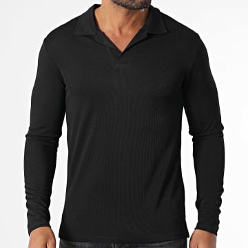 Uniplay - Polo Langarm 183 Schwarz