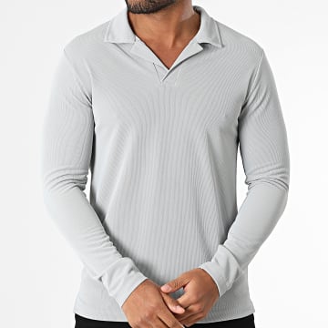 Uniplay - Polo Langarm 183 Grau