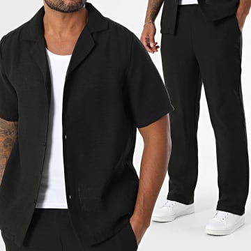 Uniplay - Ensemble Chemise Manches Courtes Et Pantalon 127 Noir