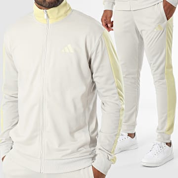 Adidas Sportswear - Ensemble De Survetement A Bandes JI8899 Beige
