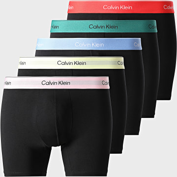 Calvin Klein - Confezione da 5 boxer neri LV00NB4231