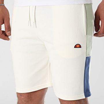 Ellesse - Pantalón corto de rayas Turi SHZ17435 Beige claro