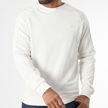 HUGO - Sudadera de cuello redondo Liam 50540909 Blanco
