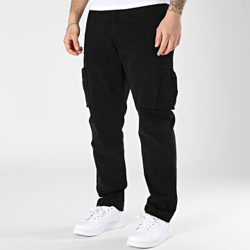 John H - Pantalon Cargo 101 Noir