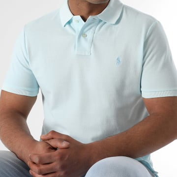 Polo Ralph Lauren - Polo Manches Courtes Original Bleu Clair