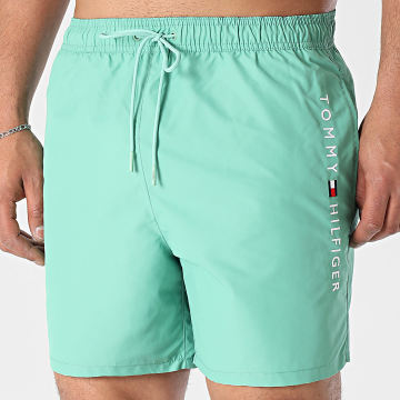 Tommy Hilfiger - Short De Bain Drawstring 3258 Vert Clair