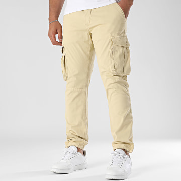 American People - Pantalon Cargo Beige Clair