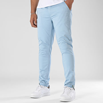 American People - Motor 111-01 Pantaloni Chino Azzurro