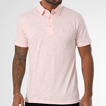 American People - Polo Manches Courtes Pollux Rose