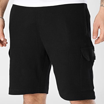Deeluxe - Pantalones cortos Waffle Hobart Cargo 05T757M Negro