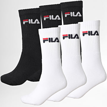 Fila - Lot De 6 Paires De Chaussettes F9505 Noir Blanc