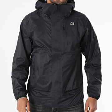 K-Way - Coupe-Vent Capuche Zippé Roche Noir