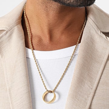 LBO - Collar con Anillo de Oro Colgante