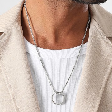LBO - Collana con ciondolo Anello d'argento