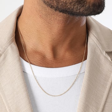 LBO - Collana con catena cordonata in oro da 1,5 mm