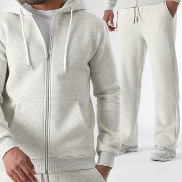 LBO - Set aus Kapuzenpullover und Jogginghose 3789 Hellgrau meliert