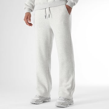 LBO - Pantalon Jogging Large 3786 Gris Clair Chiné
