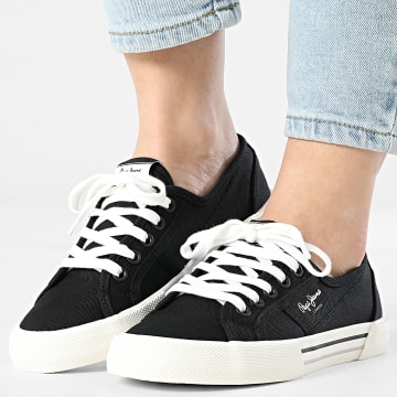 Pepe Jeans - Baskets Femme Brady Basic PLS31287 Black