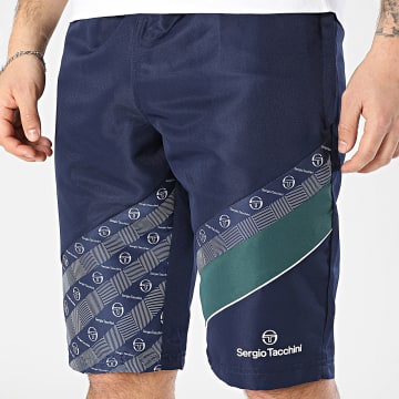 Sergio Tacchini - Short Jogging Spirale 40877 Bleu Marine