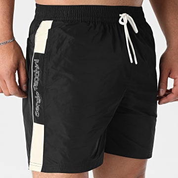 Sergio Tacchini - Short De Bain Positano 41120 Noir Beige