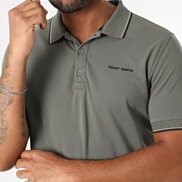 Teddy Smith - Polo De Manga Corta Pasian 11316819D Verde Caqui