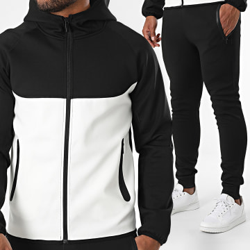 Zayne Paris  - Trainingsanzug 713 Schwarz Weiß