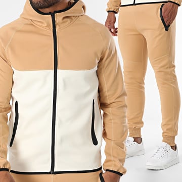 Zayne Paris  - Trainingsanzug 713 Camel Hellbeige