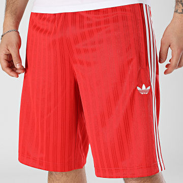 Adidas Originals - Short Jogging A Bandes Poly JP1032 Rouge