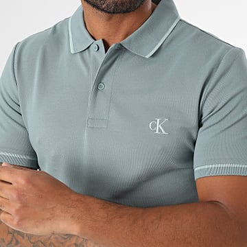 Calvin Klein - Polo-Shirt Kurzarm 5603 Blau Grau