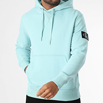 Calvin Klein - Sudadera con capucha 3430 Turquesa