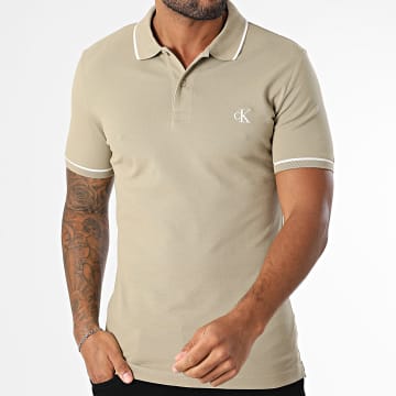 Calvin Klein - Polo Manches Courtes 5603 Beige