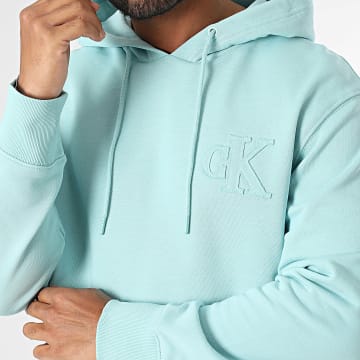 Calvin Klein - Sudadera con capucha 7245 Turquesa
