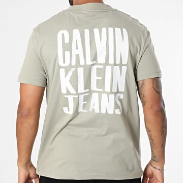Calvin Klein - Tee Shirt 7523 Vert Kaki Clair