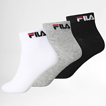 Fila - Lot De 3 Paires De Chaussettes F9300 Noir Gris Blanc