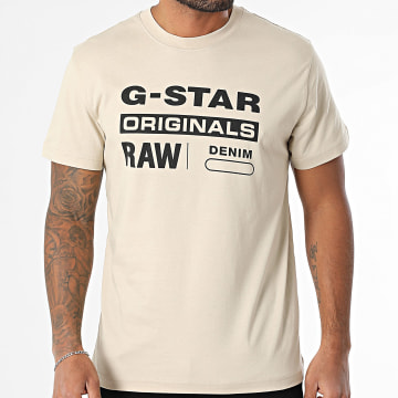 G-Star - Originals T-shirt D25969-C506 Beige