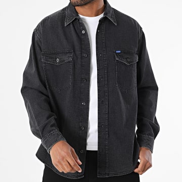 Hugo Blue - Surchemise Jean Ebino 50534179 Noir