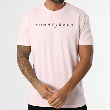 Tommy Jeans - Tee Shirt Linear Logo 0744 Rose