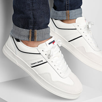 Tommy Jeans - Baskets The Greenwich Leather 1571 Ecru