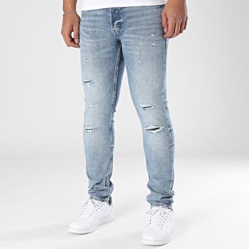 Jack And Jones - Jean Slim Glenn Original Bleu Denim