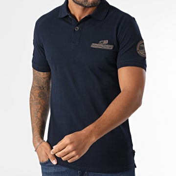 Petrol Industries - Poloshirt met korte mouwen M-1050-POL946 Marineblauw