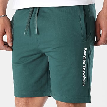 Sergio Tacchini - Short Jogging Risiko 41079 Vert Foncé