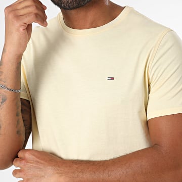 Tommy Jeans - Tee Shirt Tjm Xslim Jersey 4411 Jaune Clair