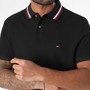 Tommy Hilfiger - Polo Manches Courtes Collar 8484 Noir