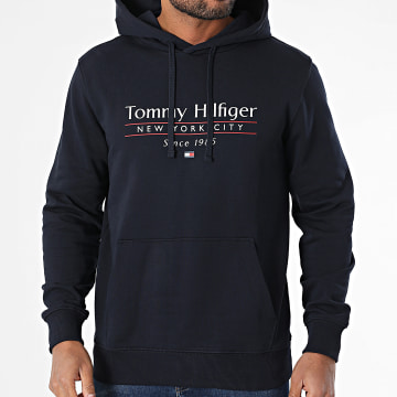 Tommy Hilfiger - Sweat Capuche Center Stack 8672 Bleu Marine