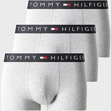 Tommy Hilfiger - Lot De 3 Boxers Original 3400 Gris Chiné